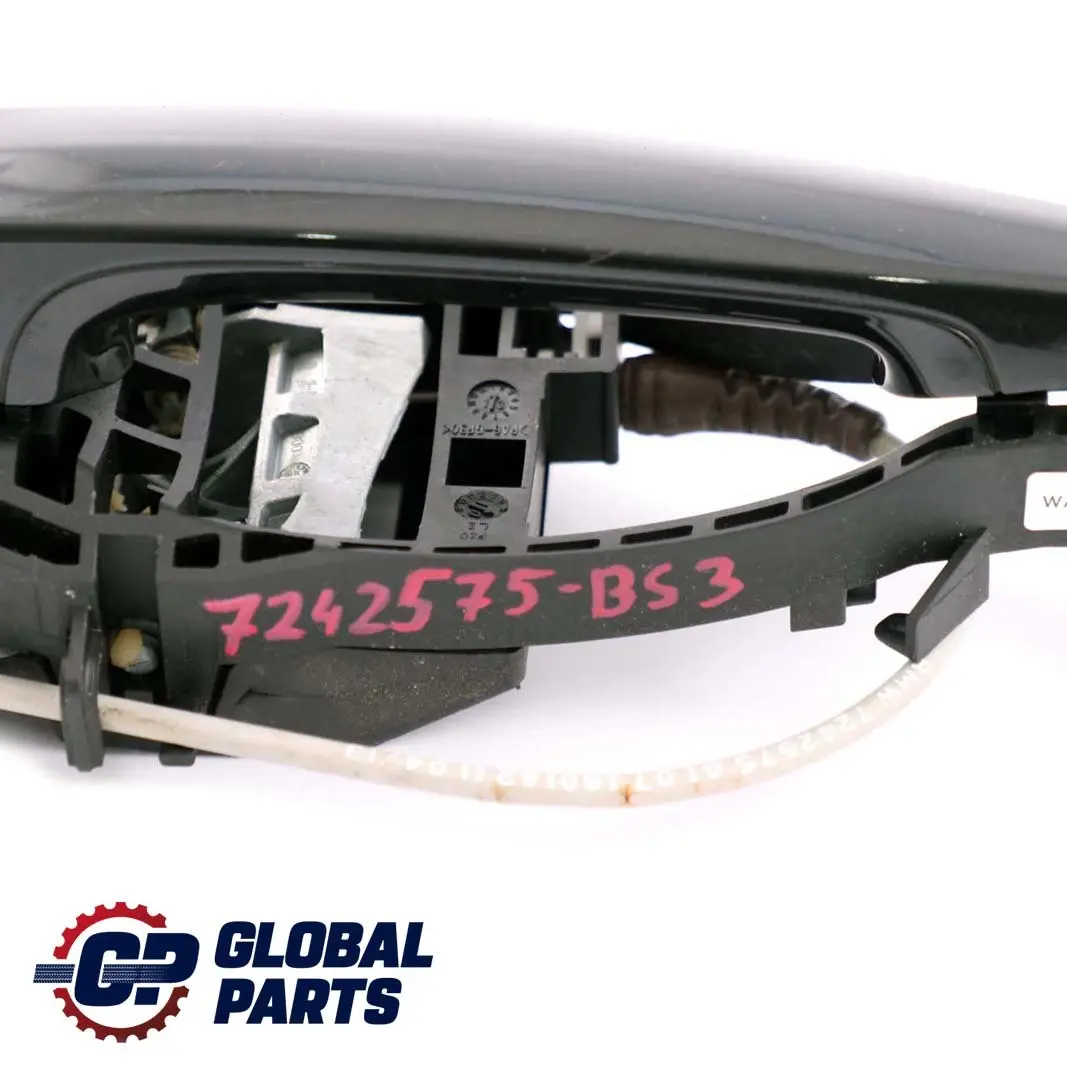 Complete Front Left Grab Handle N/S Black Sapphire 475 to BMW 1 Series F20 LCI with Part number 7242575 BMW 1 Series F20 LCI Complete Front Left Grab Handle N/S Black Sapphire 475 - SKU rhd-7242575-BS3 - Part number 7242575