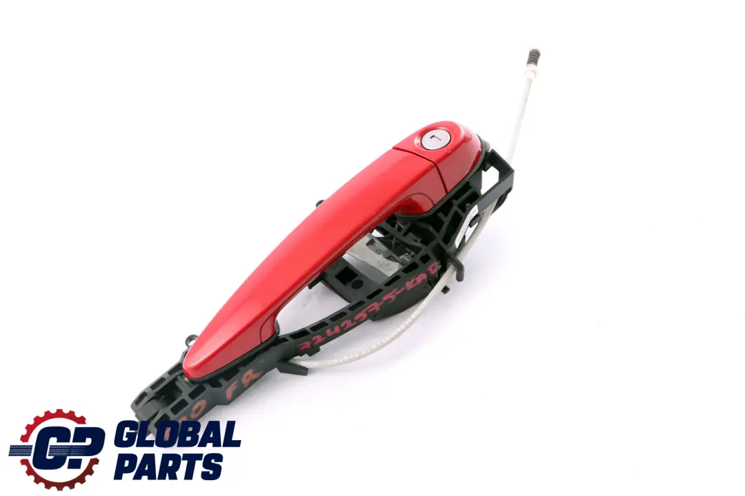 Complete Front Right Grab Handle O/S Karmesinrot Red A61 to BMW 1 Series F20 LCI with Part number 7242575 BMW 1 Series F20 LCI Complete Front Right Grab Handle O/S Karmesinrot Red A61 - SKU rhd-7242575-KAR - Part number 7242575