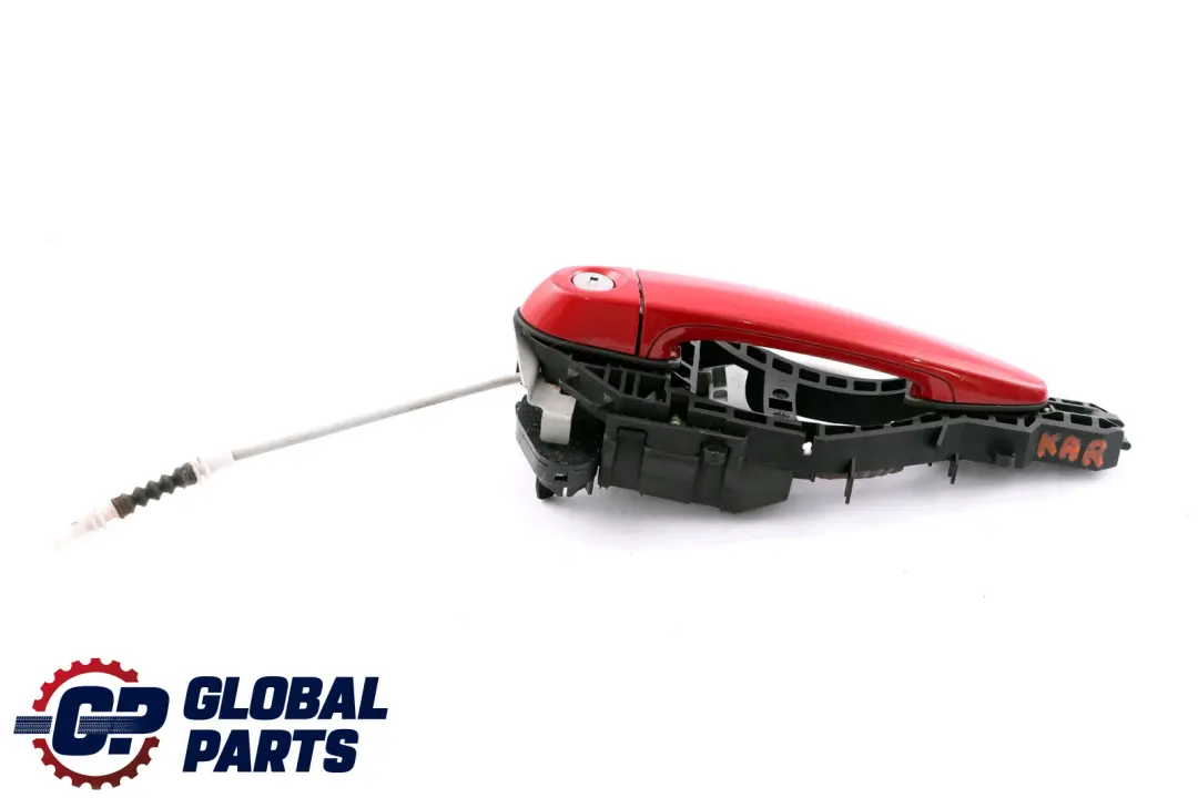 Complete Front Right Grab Handle O/S Karmesinrot Red A61 to BMW 1 Series F20 LCI with Part number 7242575 BMW 1 Series F20 LCI Complete Front Right Grab Handle O/S Karmesinrot Red A61 - SKU rhd-7242575-KAR - Part number 7242575