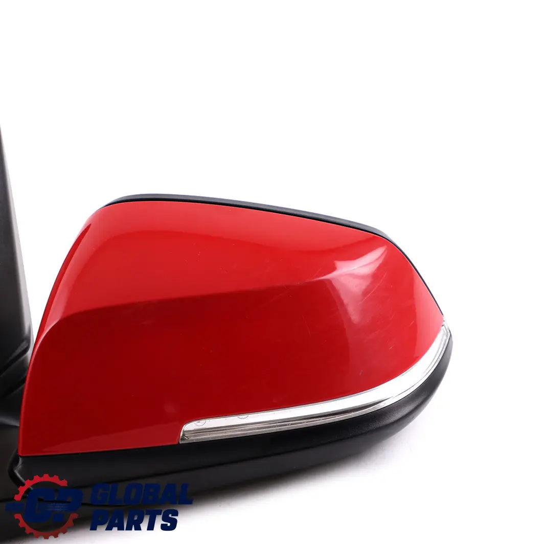 BMW 1 Series F20 F20N LCI Heated Left Wing Mirror N/S Karmesinrot Red A61 - SKU rhd-7242703-KAR - Part number 7242703