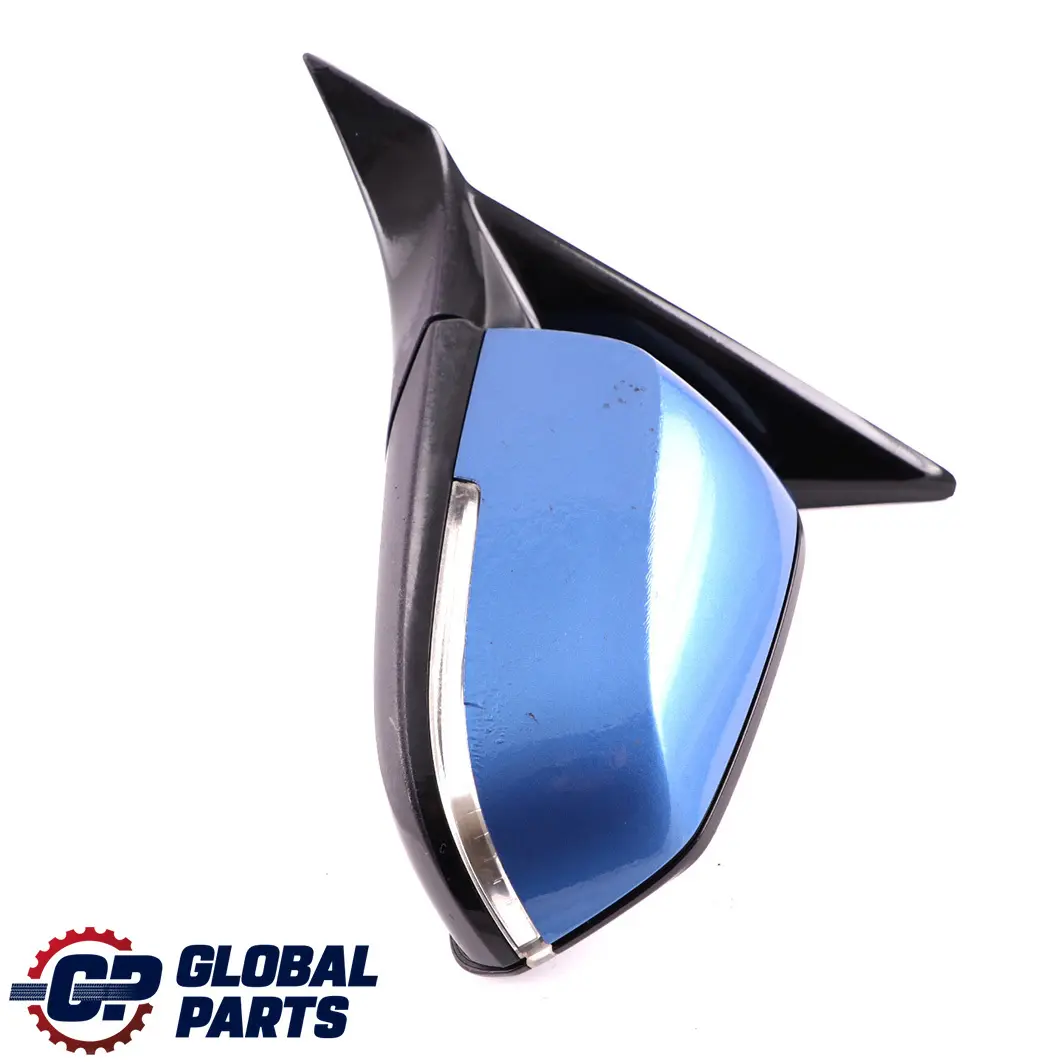 BMW 1 F20 Links Wing Mirror N/S High Gloss Auto Dip Estorilblau Estoril Blue - SKU rhd-7242823-EB - Part number 7242823