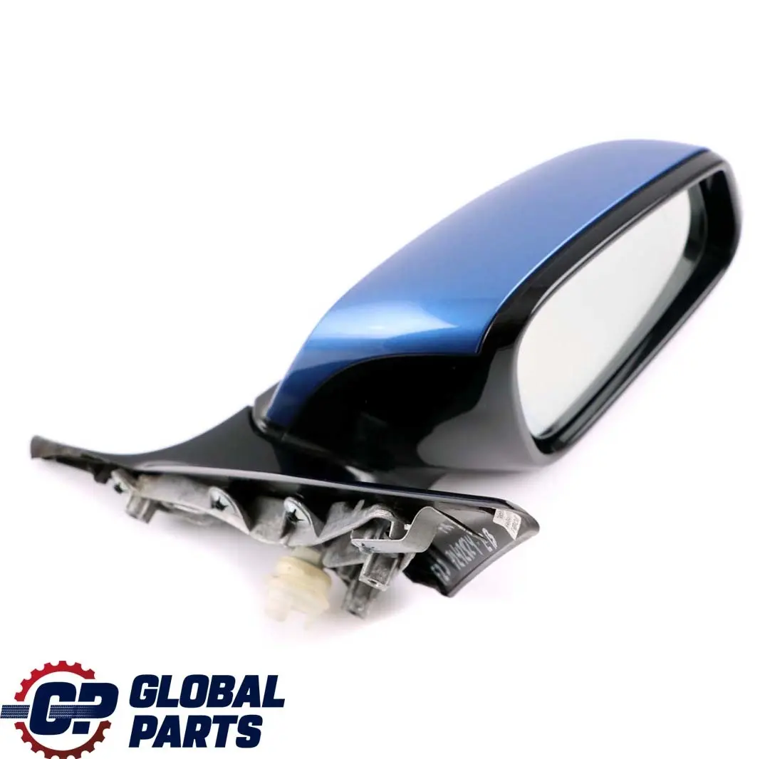 BMW 1 F20 Right Wing Mirror O/S High Gloss Auto Dip Estorilblau Estoril Blue - SKU rhd-7242824-EB - Part number 7242824