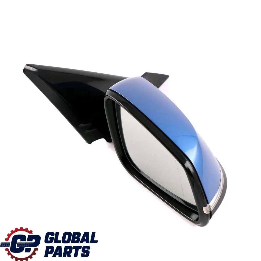 BMW 1 F20 Right Wing Mirror O/S High Gloss Auto Dip Estorilblau Estoril Blue - SKU rhd-7242824-EB - Part number 7242824