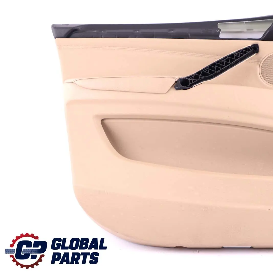Front Left N/S 1 Door Card Lining Fabric Leather Nevada Beige to BMW X5 E70 with Part number 7244367 BMW X5 E70 Front Left N/S 1 Door Card Lining Fabric Leather Nevada Beige - SKU rhd-7244367-1 - Part number 7244367