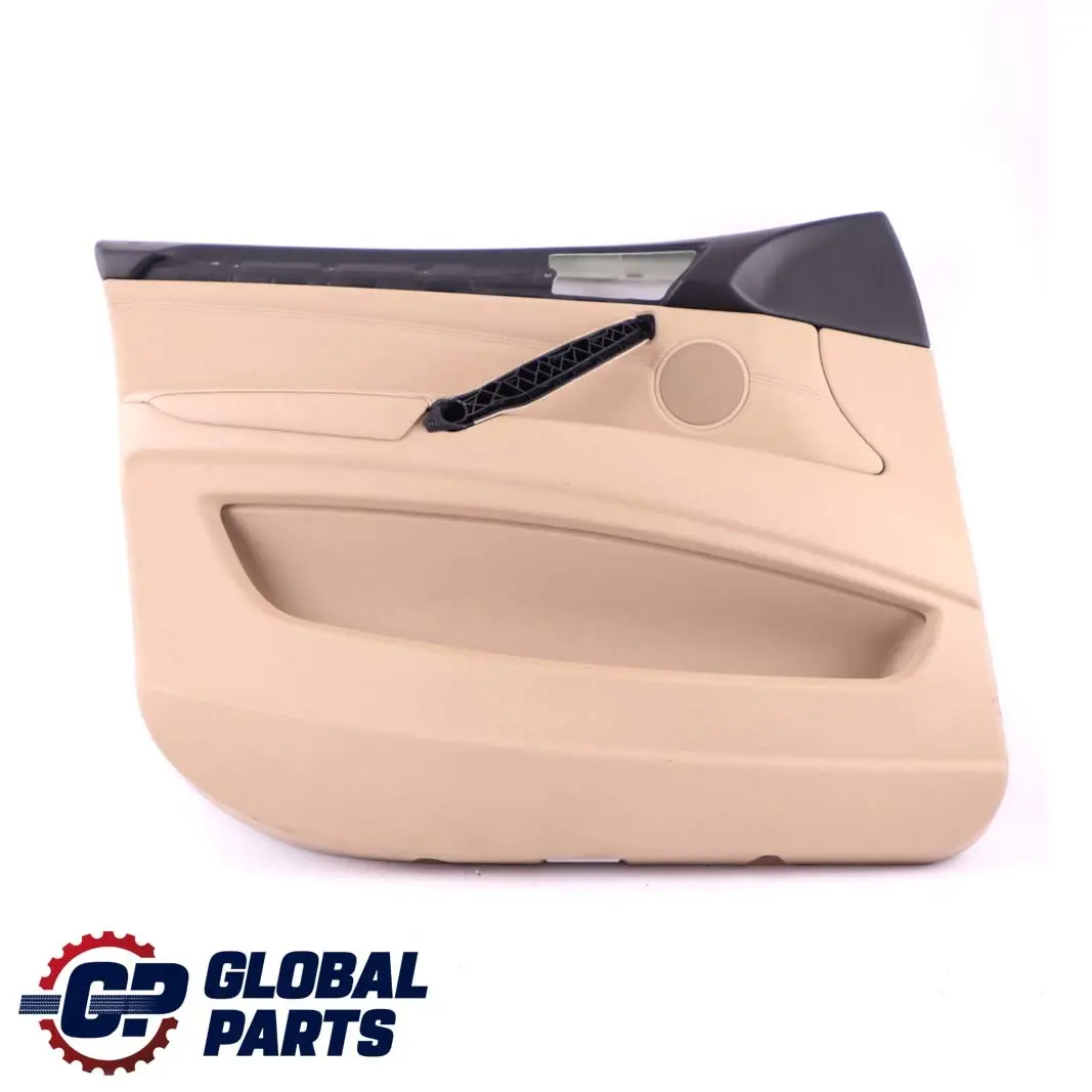 Front Left N/S 1 Door Card Lining Fabric Leather Nevada Beige to BMW X5 E70 with Part number 7244367 BMW X5 E70 Front Left N/S 1 Door Card Lining Fabric Leather Nevada Beige - SKU rhd-7244367-1 - Part number 7244367