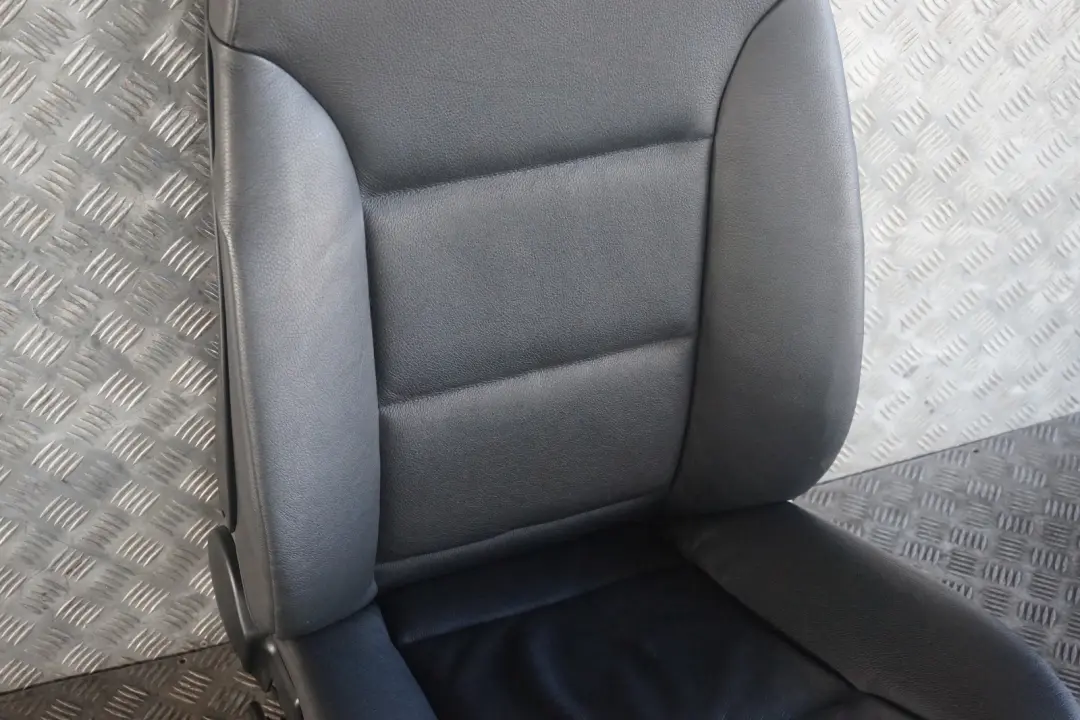 Leather Front Left N/S Seat Passenger Side to BMW 5 Series E60 E61 Black with Part number 7249321 BMW 5 Series E60 E61 Black Leather Front Left N/S Seat Passenger Side - SKU rhd-7249321-3 - Part number 7249321