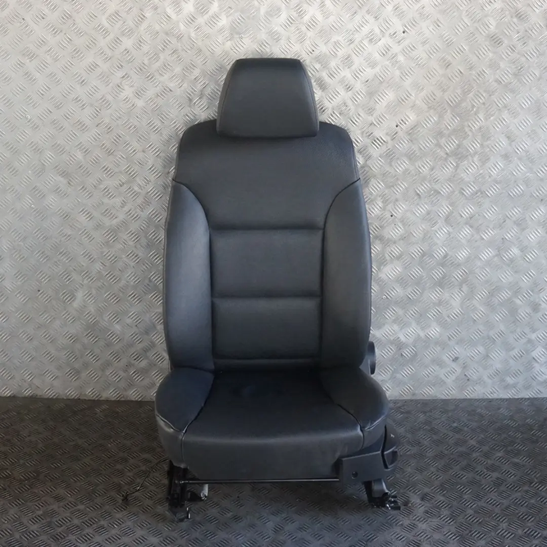 Leather Front Left N/S Seat Passenger Side to BMW 5 Series E60 E61 Black with Part number 7249321 BMW 5 Series E60 E61 Black Leather Front Left N/S Seat Passenger Side - SKU rhd-7249321-3 - Part number 7249321