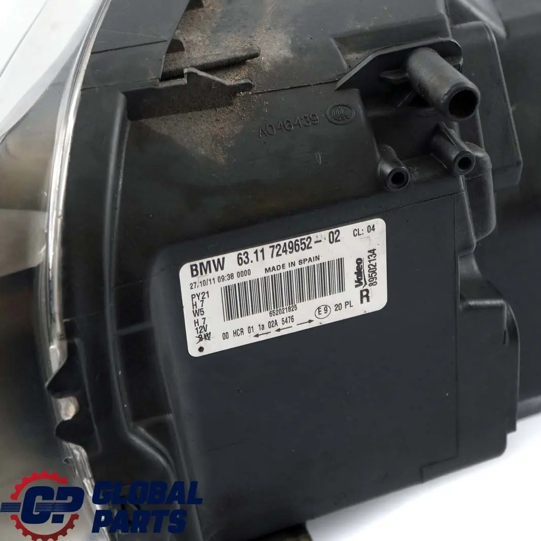 BMW 1 Series E81 E82 E87 LCI E88 Headlight Driver Lamp Right O/S - SKU rhd-7249652-3 - Part number 7249652
