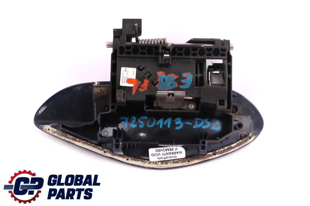 Outer Door Opener Left Grab Handle Cover N/S Tiefseeblau Blue to BMW Z4 Series E89 with Part number 7250113 BMW Z4 Series E89 Outer Door Opener Left Grab Handle Cover N/S Tiefseeblau Blue - SKU rhd-7250113-DSB - Part number 7250113