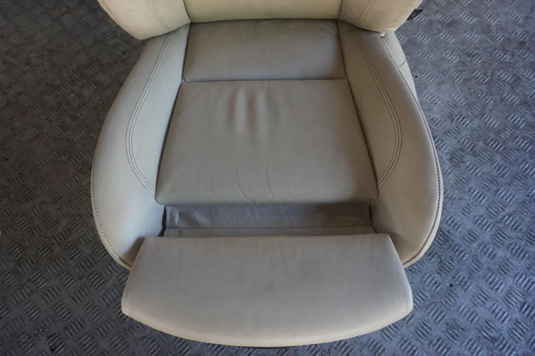 Heated Front Left N/S Creambeige Cream Beige Leather Seat Memory to BMW E92 M Sport with Part number 7253097 BMW E92 M Sport Heated Front Left N/S Creambeige Cream Beige Leather Seat Memory - SKU rhd-7253097-2 - Part number 7253097