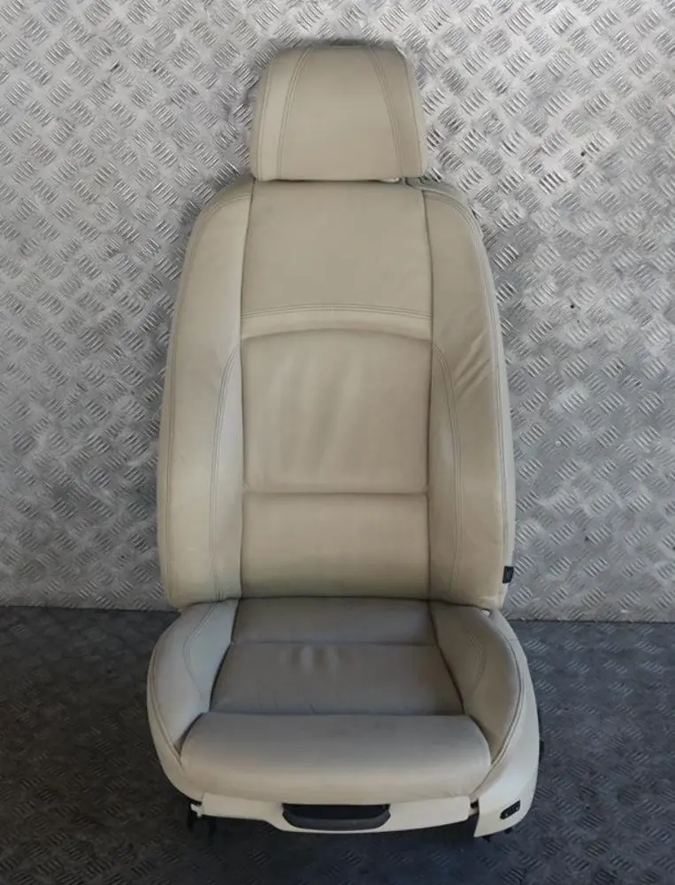 Heated Front Left N/S Creambeige Cream Beige Leather Seat Memory to BMW E92 M Sport with Part number 7253097 BMW E92 M Sport Heated Front Left N/S Creambeige Cream Beige Leather Seat Memory - SKU rhd-7253097-2 - Part number 7253097