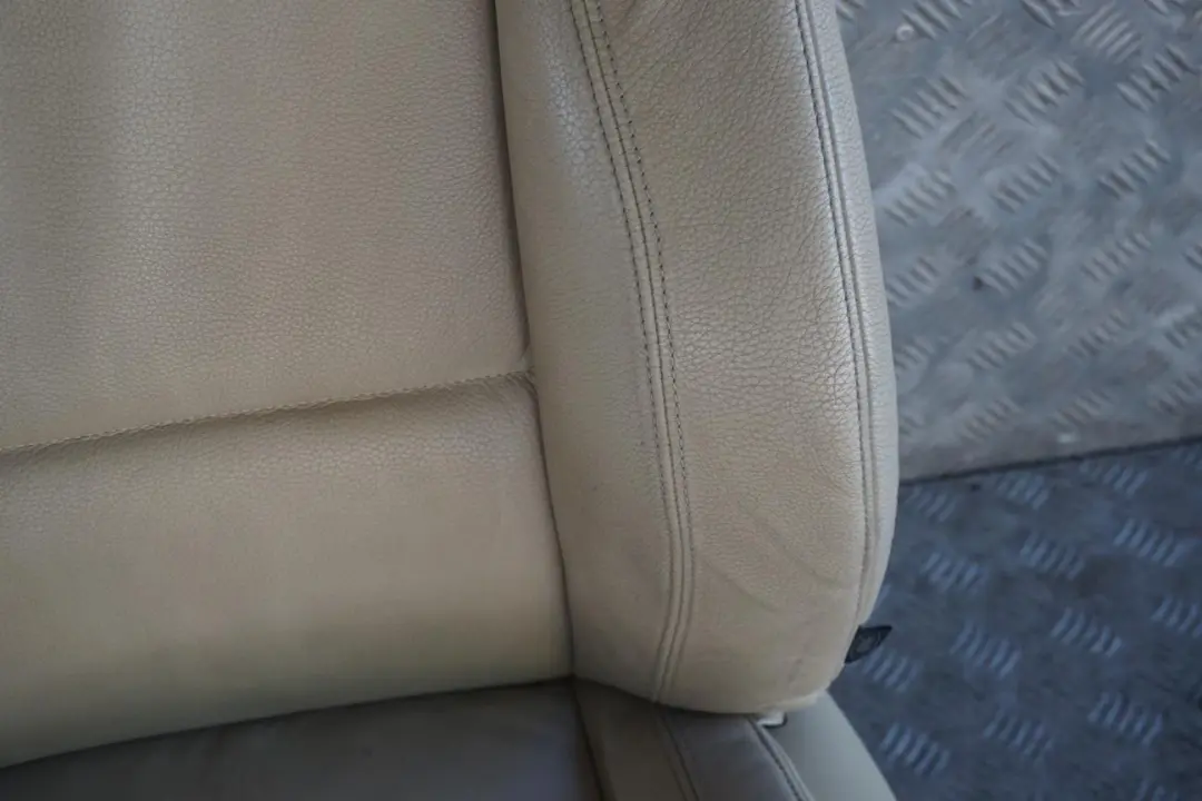 Heated Front Left N/S Creambeige Cream Beige Leather Seat Memory to BMW E92 M Sport with Part number 7253097 BMW E92 M Sport Heated Front Left N/S Creambeige Cream Beige Leather Seat Memory - SKU rhd-7253097-2 - Part number 7253097