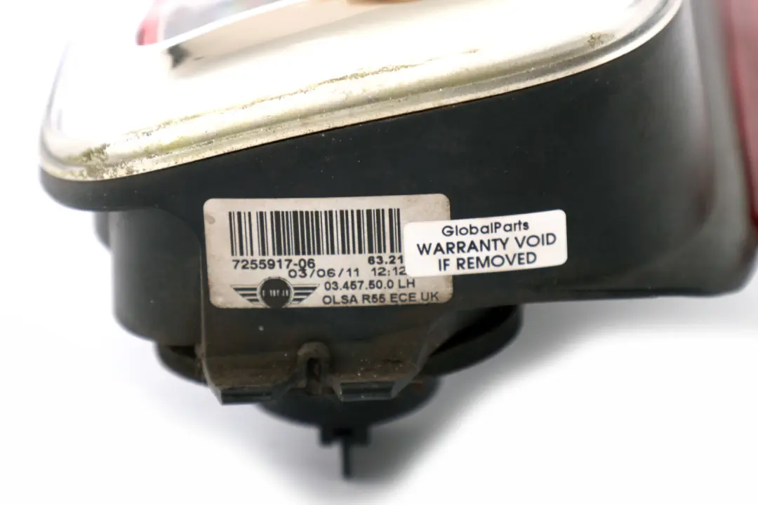 Mini R55 LCI Clubman Light In The Side Panel Lamp Yellow Rear Left N/S 7255917 - SKU rhd-7255917 - Part number 2755117