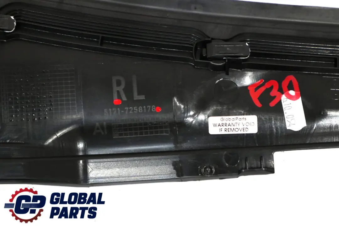 Windscreen Wiper Trim Cover Panel Scuttle to BMW 3 Series F30 F31 F80 M3 with Part number 7258178 BMW 3 Series F30 F31 F80 M3 Windscreen Wiper Trim Cover Panel Scuttle - SKU rhd-7258178-1 - Part number 7258178