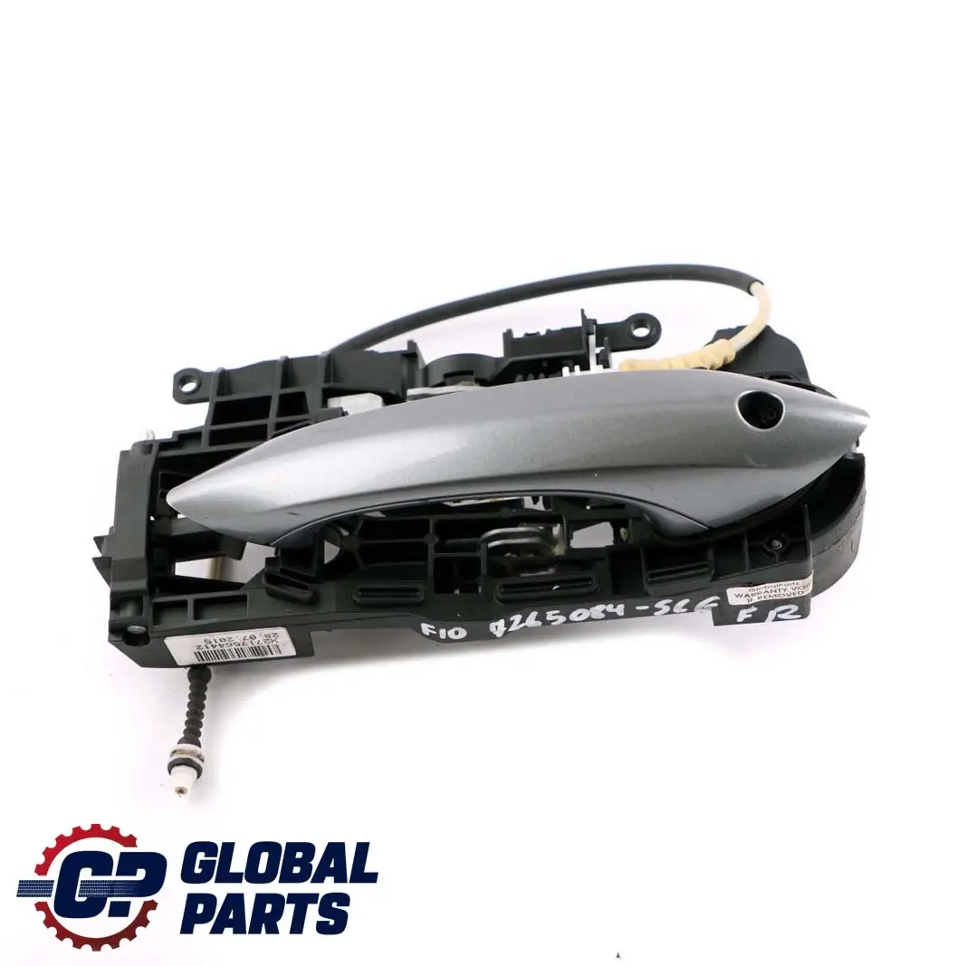 Outside Door Handle Front Right O/S Spacegrau Space Grey to BMW 5 Series F10 F11 with Part number 7265084 BMW 5 Series F10 F11 Outside Door Handle Front Right O/S Spacegrau Space Grey - SKU rhd-7265084-SCG - Part number 7265084