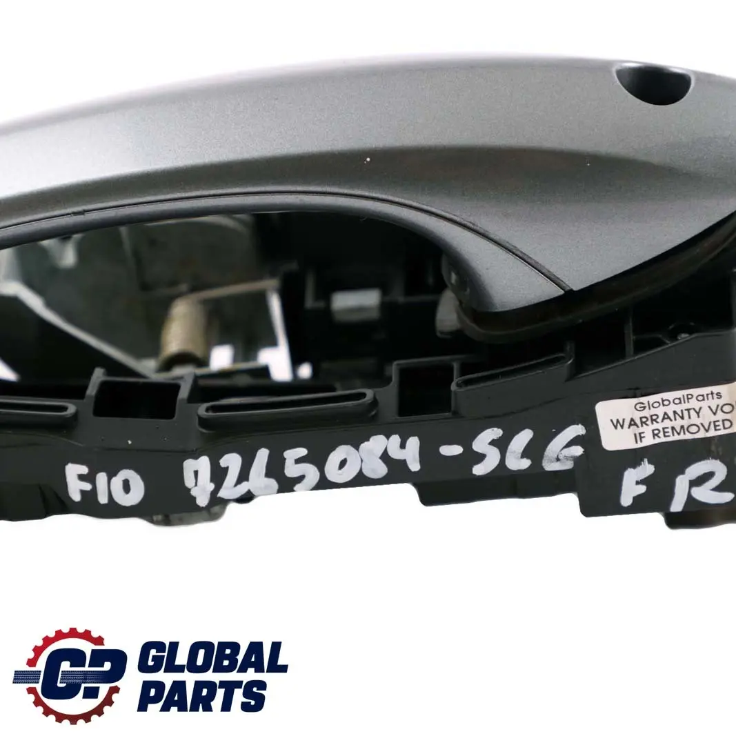 Outside Door Handle Front Right O/S Spacegrau Space Grey to BMW 5 Series F10 F11 with Part number 7265084 BMW 5 Series F10 F11 Outside Door Handle Front Right O/S Spacegrau Space Grey - SKU rhd-7265084-SCG - Part number 7265084