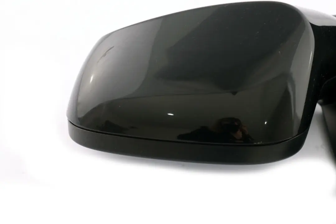 BMW 1 Series 1 E87 LCI Left Outside Wing Mirror N/S Black Sapphire Metallic 475 - SKU rhd-7268125-BS1 - Part number 7268125