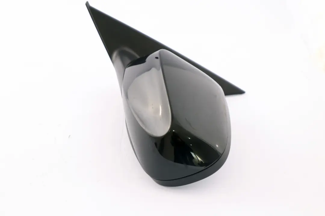BMW 1 Series 1 E87 LCI Left Outside Wing Mirror N/S Black Sapphire Metallic 475 - SKU rhd-7268125-BS1 - Part number 7268125