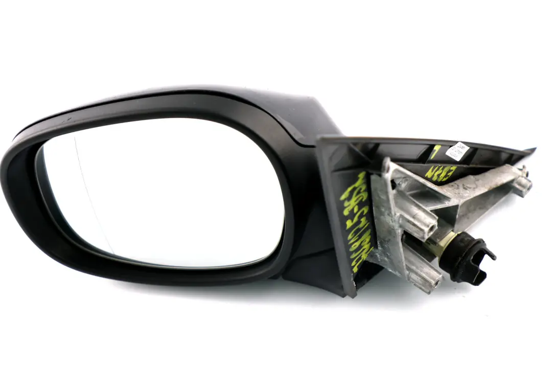 Heated Left Wing Mirror N/S Black Sapphire Metallic 475 to BMW 1 Series 2 E87 LCI with Part number 7268125 BMW 1 Series 2 E87 LCI Heated Left Wing Mirror N/S Black Sapphire Metallic 475 - SKU rhd-7268125-BS2 - Part number 7268125