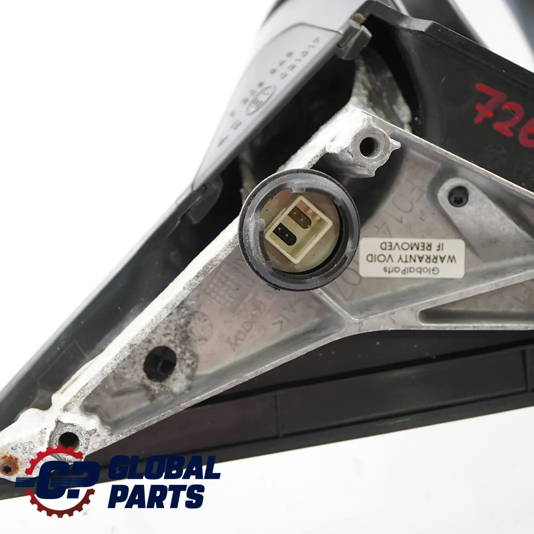 Heated Outside Left Wing Mirror N/S Schwarz 2 Black 668 to BMW 1 Series E87 LCI with Part number 7268125 BMW 1 Series E87 LCI Heated Outside Left Wing Mirror N/S Schwarz 2 Black 668 - SKU rhd-7268125-SCH1 - Part number 7268125