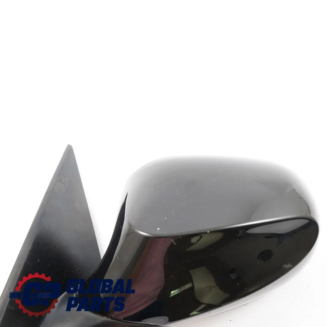 BMW 1 Series E87 LCI Heated Outside Left Wing Mirror N/S Schwarz 2 Black 668 - SKU rhd-7268125-SCH1 - Part number 7268125
