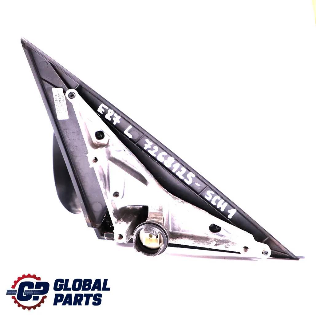 Heated Outside Left Wing Mirror N/S Schwarz 2 Black 668 to BMW 1 Series E87 LCI 2 with Part number 7268125 BMW 1 Series E87 LCI 2 Heated Outside Left Wing Mirror N/S Schwarz 2 Black 668 - SKU rhd-7268125-SCH2 - Part number 7268125