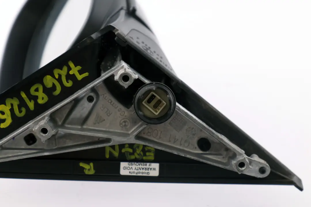 Right Heated Wing Mirror O/S Black Sapphire Metallic 475 to BMW 1 Series 1 E87 LCI with Part number 7268126 BMW 1 Series 1 E87 LCI Right Heated Wing Mirror O/S Black Sapphire Metallic 475 - SKU rhd-7268126-BS1 - Part number 7268126