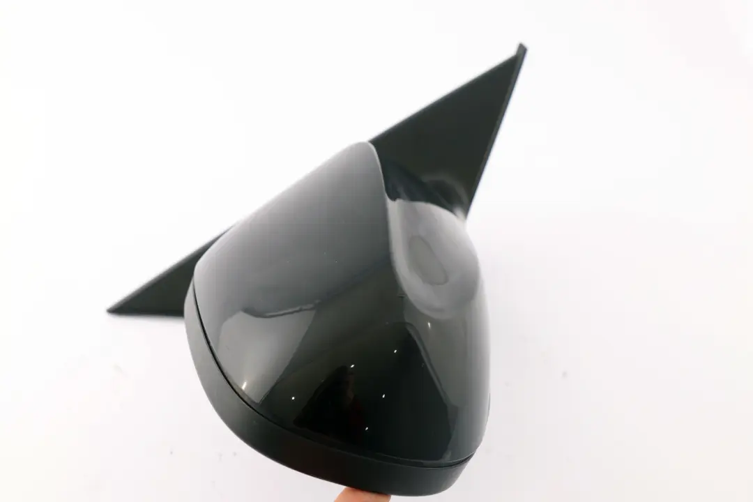 BMW 1 Series E87 LCI Right Driver Wing Mirror O/S Schwarz 2 Black 668 - SKU rhd-7268126-SCH - Part number 7268126