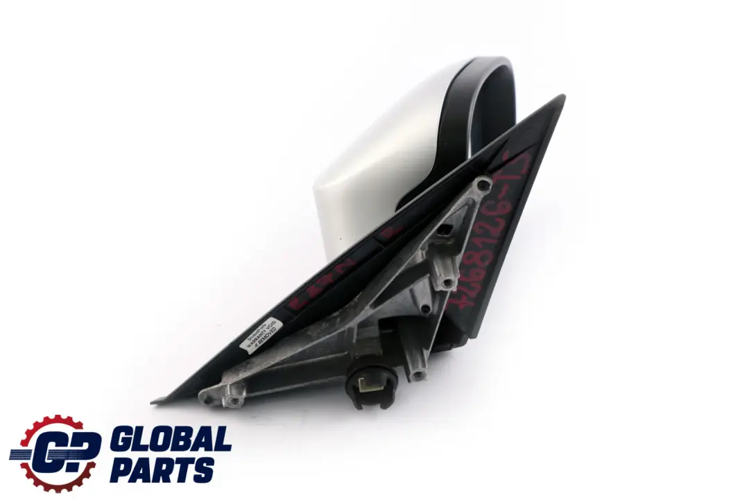 BMW 1 Series E87 LCI Right Heated Wing Mirror O/S Titansilber Titanium Silver - SKU rhd-7268126-TS - Part number 7268126