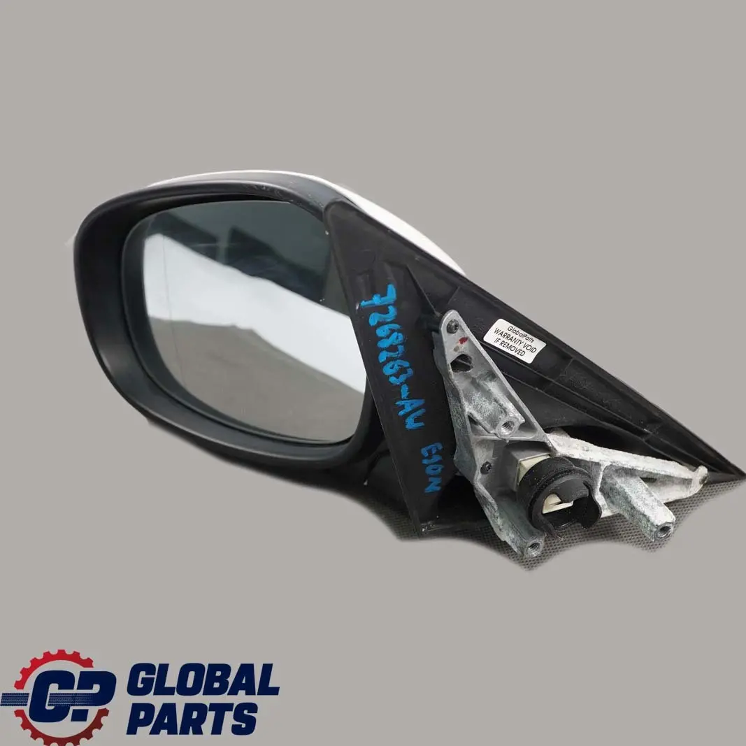 Heated Left Wing Mirror N/S Alpinweiss III Alpine White 300 to BMW 3 E90 E91 LCI with Part number 7268263 BMW 3 E90 E91 LCI Heated Left Wing Mirror N/S Alpinweiss III Alpine White 300 - SKU rhd-7268263-AW - Part number 7268263
