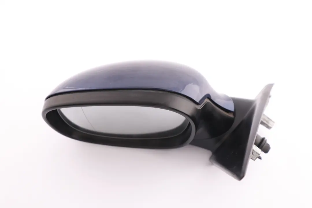BMW 3 Series 2 E90 E91 LCI Heated Left Wing Mirror N/S Tiefseeblau Deep Sea Blue - SKU rhd-7268263-DSB2 - Part number 7268263