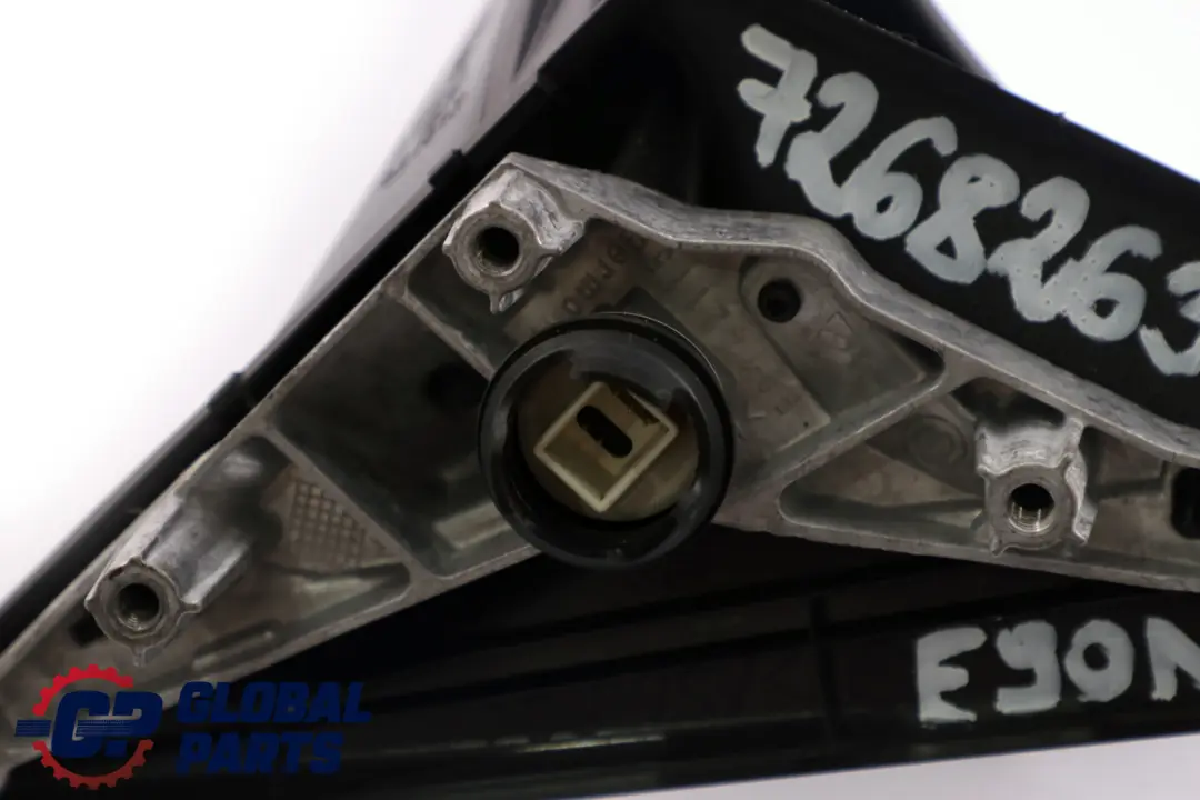 Heated Left Wing Mirror N/S Tiefseeblau Deep Sea Blue to BMW 3 Series 3 E90 E91 LCI with Part number 7268263 BMW 3 Series 3 E90 E91 LCI Heated Left Wing Mirror N/S Tiefseeblau Deep Sea Blue - SKU rhd-7268263-DSB3 - Part number 7268263