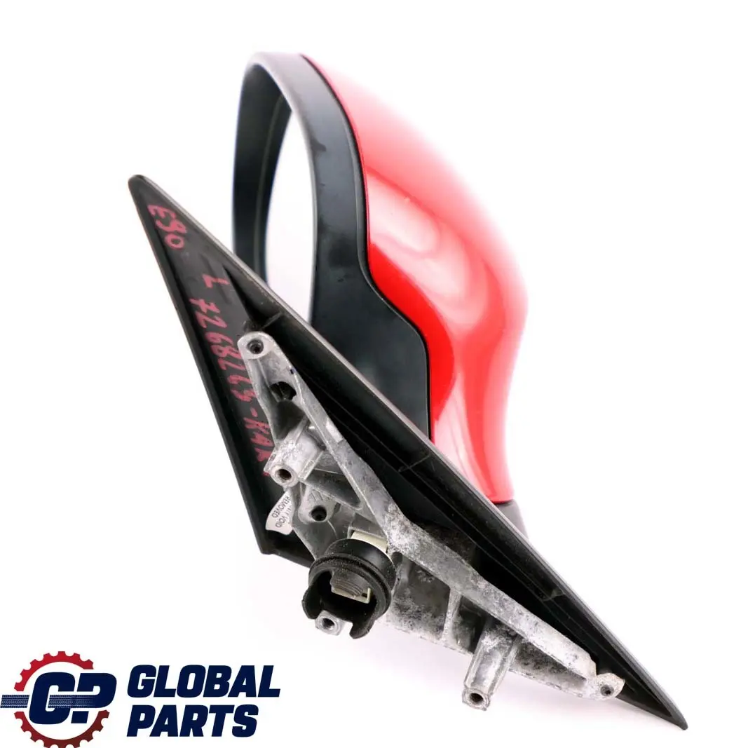 Heated Left Wing Mirror N/S Karmesinrot Crimson Red to BMW 3 Series E90 E91 LCI with Part number 7268263 BMW 3 Series E90 E91 LCI Heated Left Wing Mirror N/S Karmesinrot Crimson Red - SKU rhd-7268263-KAR - Part number 7268263