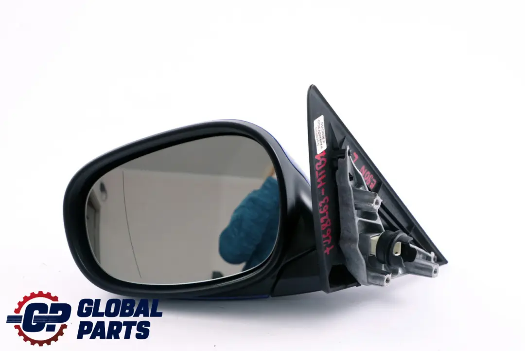 BMW 3 Series 1 E90 E91 LCI Heated Left Wing Mirror N/S Montegoblau Blue A51 - SKU rhd-7268263-MTB1 - Part number 7268263