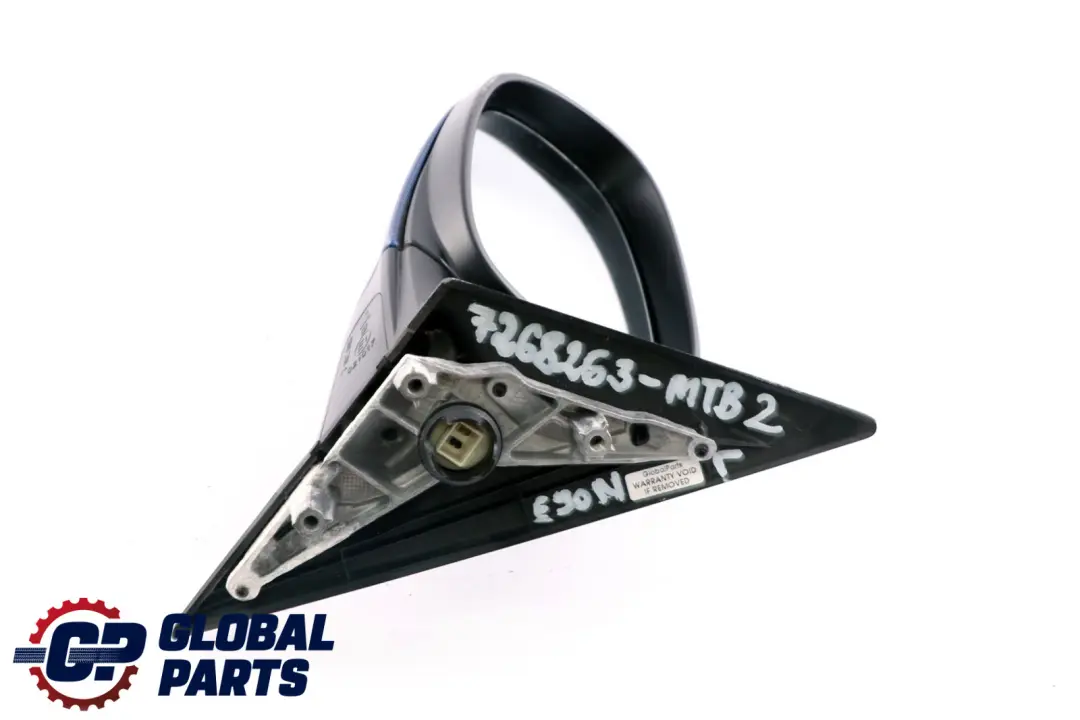 BMW 3 Series 2 E90 E91 LCI Heated Left Wing Mirror N/S Montegoblau Blue A51 - SKU rhd-7268263-MTB2 - Part number 7268263
