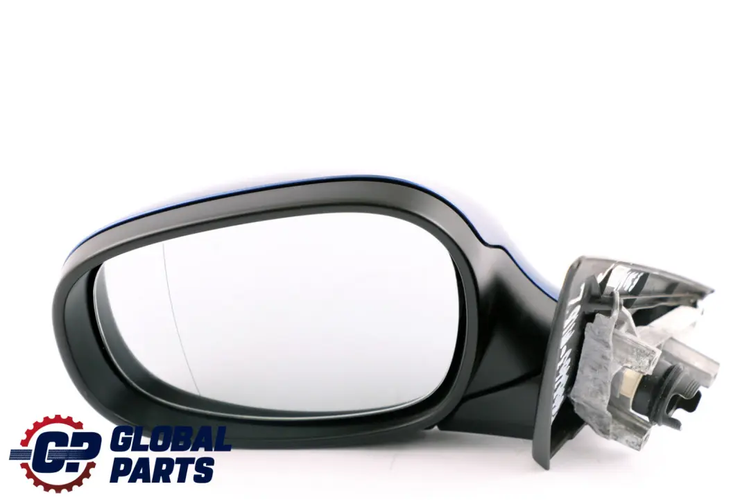 BMW 3 Series 2 E90 E91 LCI Heated Left Wing Mirror N/S Montegoblau Blue A51 - SKU rhd-7268263-MTB2 - Part number 7268263