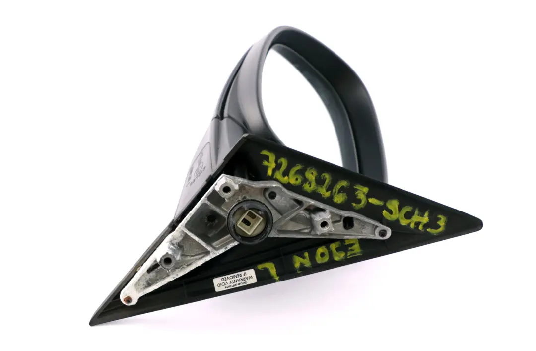 Heated Left Wing Mirror N/S Schwarz 2 Black 668 to BMW 3 Series 3 E90 E91 LCI with Part number 7268263 BMW 3 Series 3 E90 E91 LCI Heated Left Wing Mirror N/S Schwarz 2 Black 668 - SKU rhd-7268263-SCH3 - Part number 7268263