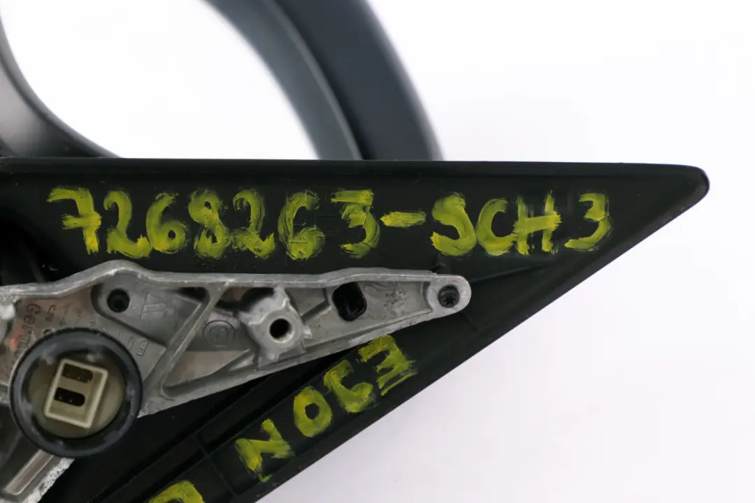 Heated Left Wing Mirror N/S Schwarz 2 Black 668 to BMW 3 Series 3 E90 E91 LCI with Part number 7268263 BMW 3 Series 3 E90 E91 LCI Heated Left Wing Mirror N/S Schwarz 2 Black 668 - SKU rhd-7268263-SCH3 - Part number 7268263