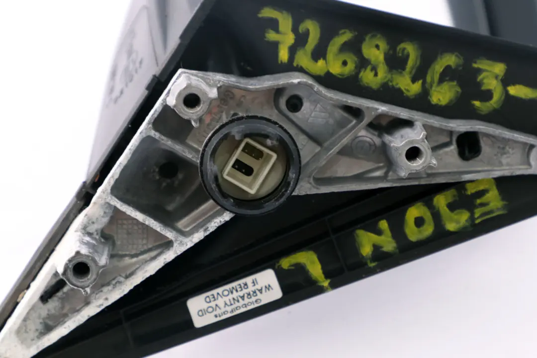 Heated Left Wing Mirror N/S Schwarz 2 Black 668 to BMW 3 Series 3 E90 E91 LCI with Part number 7268263 BMW 3 Series 3 E90 E91 LCI Heated Left Wing Mirror N/S Schwarz 2 Black 668 - SKU rhd-7268263-SCH3 - Part number 7268263