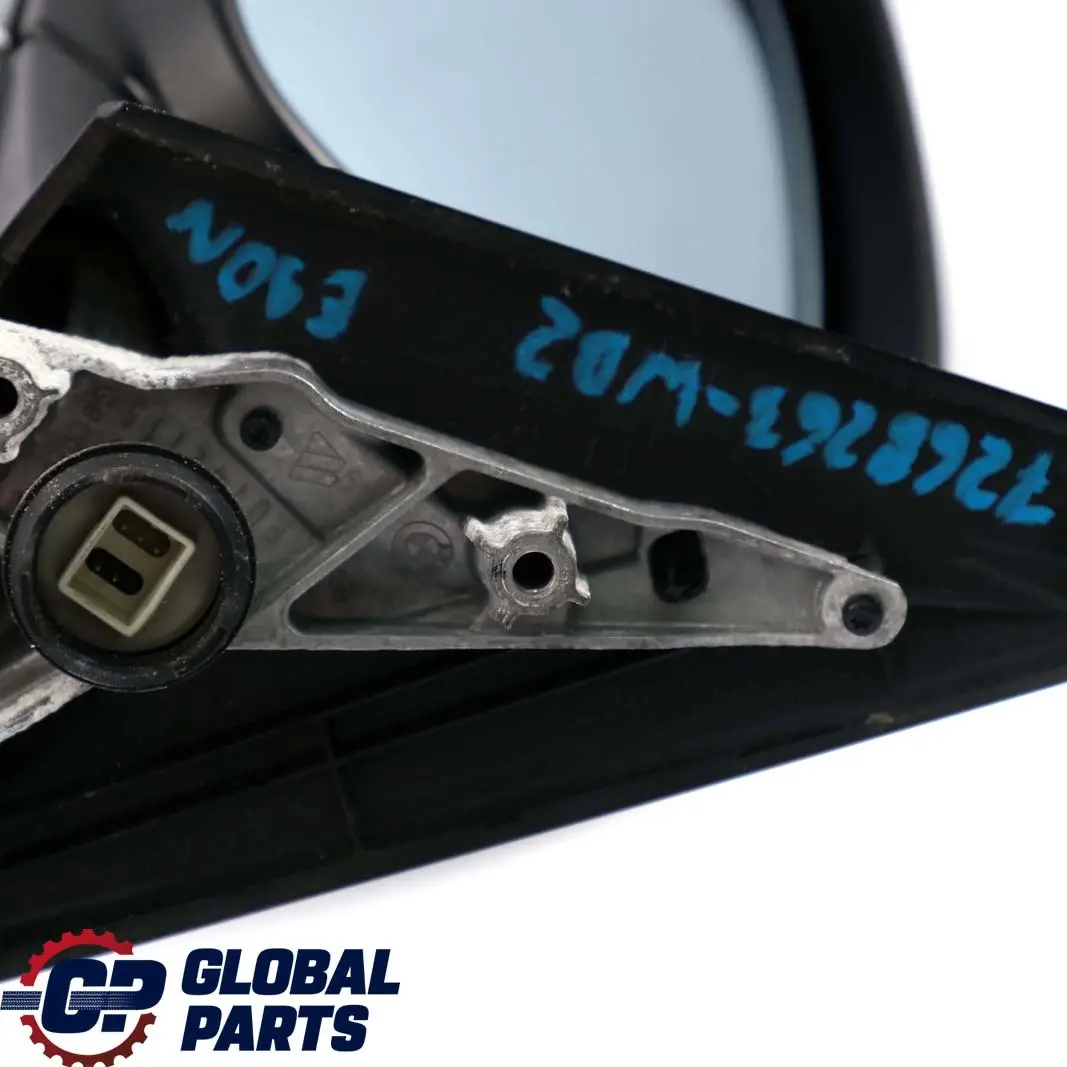 Heated Left Wing Mirror N/S Blue Water Metallic to BMW 3 Series 2 E90 E91 LCI with Part number 7268263 BMW 3 Series 2 E90 E91 LCI Heated Left Wing Mirror N/S Blue Water Metallic - SKU rhd-7268263-WB2 - Part number 7268263