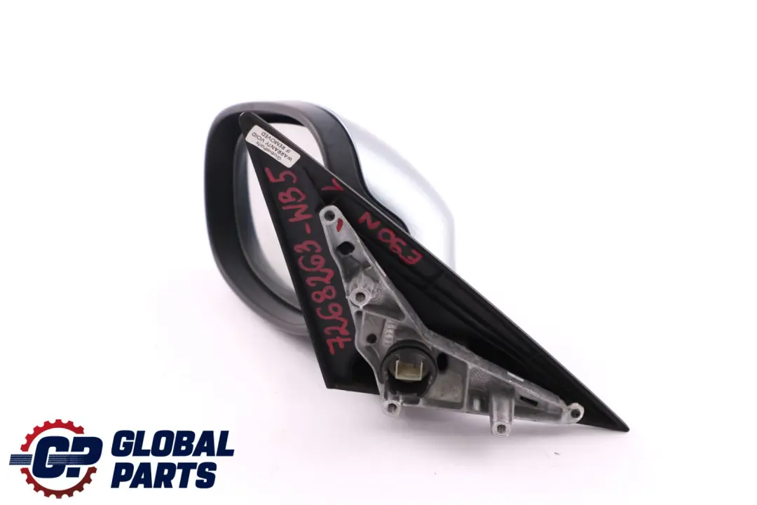 Heated Left Wing Mirror N/S Blue Water Metallic 896 to BMW 3 Series 5 E90 E91 LCI with Part number 7268263 BMW 3 Series 5 E90 E91 LCI Heated Left Wing Mirror N/S Blue Water Metallic 896 - SKU rhd-7268263-WB5 - Part number 7268263