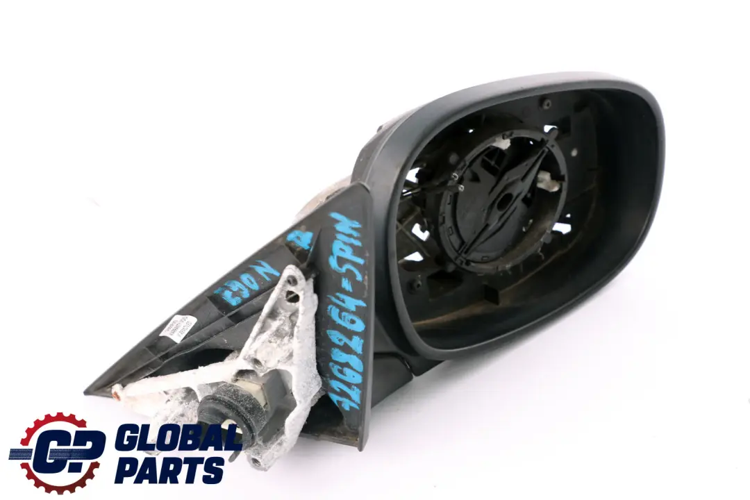 BMW 3 Series E90 E91 LCI Heated Right O/S Base Wing Mirror Outside 5 Pins - SKU rhd-7268264-5PIN - Part number 7268264