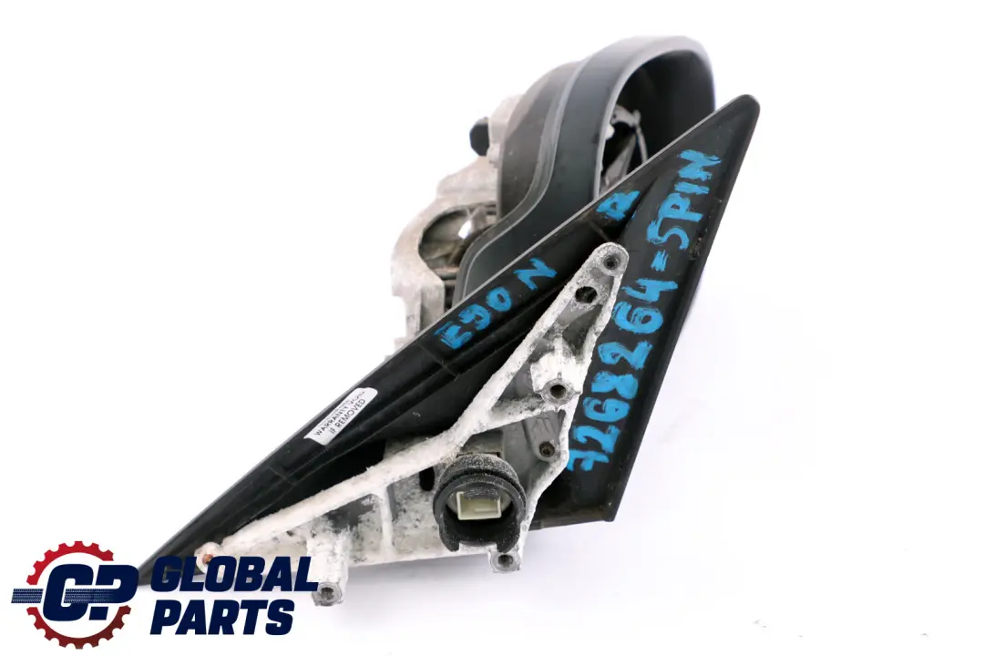 BMW 3 Series E90 E91 LCI Heated Right O/S Base Wing Mirror Outside 5 Pins - SKU rhd-7268264-5PIN - Part number 7268264
