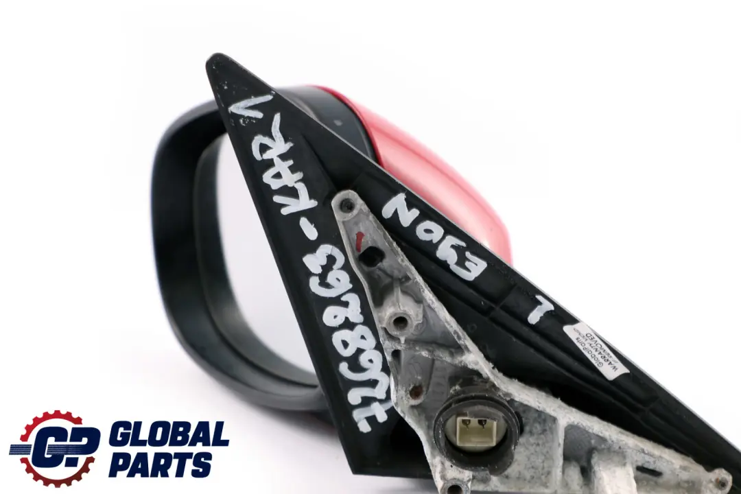 Heated Left N/S Wing Mirror Karmesinrot Crimson Red to BMW 3 Series E90 E91 LCI with Part number 7268263 BMW 3 Series E90 E91 LCI Heated Left N/S Wing Mirror Karmesinrot Crimson Red - SKU rhd-7268263-KAR1 - Part number 7268263