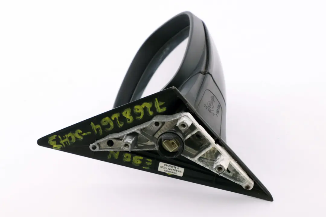 Heated Right Door Wing Mirror O/S Schwarz 2 Black 668 to BMW 3 Series E90 E91 LCI with Part number 7268264 BMW 3 Series E90 E91 LCI Heated Right Door Wing Mirror O/S Schwarz 2 Black 668 - SKU rhd-7268264-SCH3 - Part number 7268264