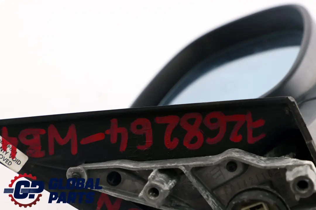 Heated Right Wing Mirror O/S Blue Water Metallic 896 to BMW 3 Series 4 E90 E91 LCI with Part number 7268264 BMW 3 Series 4 E90 E91 LCI Heated Right Wing Mirror O/S Blue Water Metallic 896 - SKU rhd-7268264-WB4 - Part number 7268264