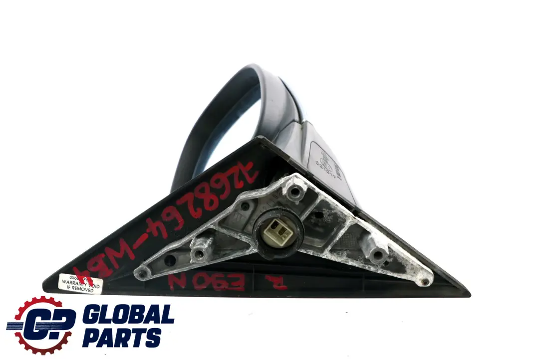 Heated Right Wing Mirror O/S Blue Water Metallic 896 to BMW 3 Series 4 E90 E91 LCI with Part number 7268264 BMW 3 Series 4 E90 E91 LCI Heated Right Wing Mirror O/S Blue Water Metallic 896 - SKU rhd-7268264-WB4 - Part number 7268264