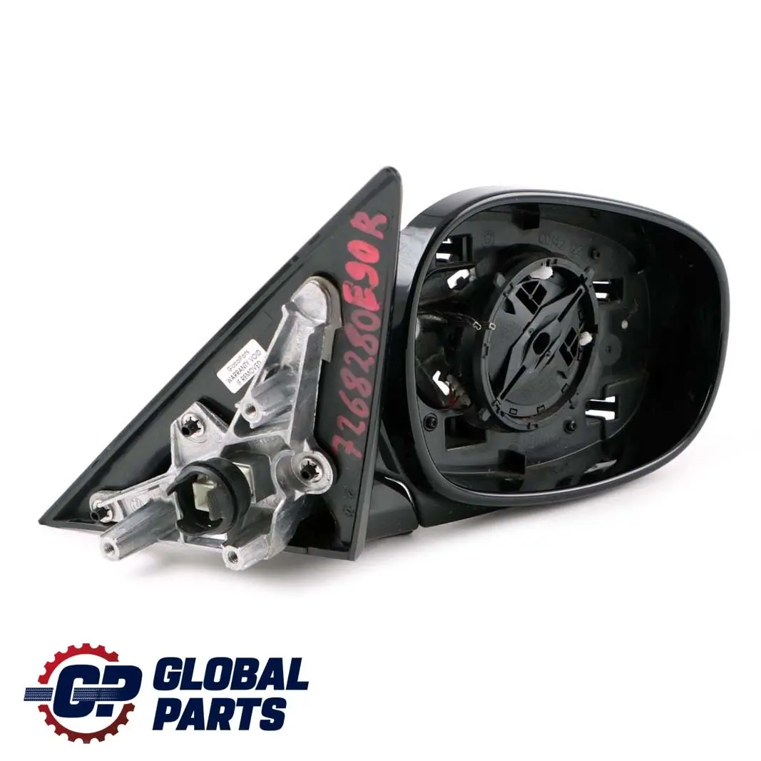 BMW 3 Series E90 LCI M Sport High Gloss Heated Right Base Wing Mirror O/S - SKU rhd-7268280 - Part number 7268280