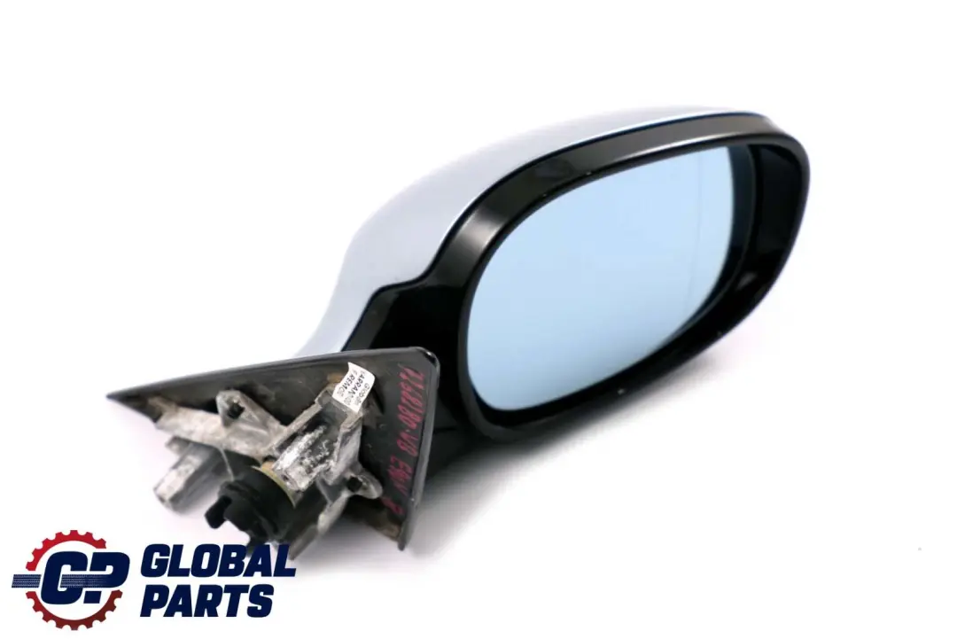 High Gloss Right Wing Mirror O/S Bluewater Blue to BMW 3 Series 1 E90 LCI M Sport with Part number 7268280 BMW 3 Series 1 E90 LCI M Sport High Gloss Right Wing Mirror O/S Bluewater Blue - SKU rhd-7268280-WB - Part number 7268280