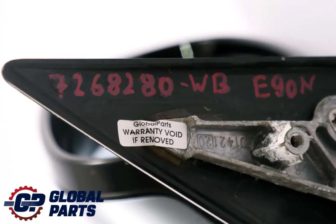 High Gloss Right Wing Mirror O/S Bluewater Blue to BMW 3 Series 1 E90 LCI M Sport with Part number 7268280 BMW 3 Series 1 E90 LCI M Sport High Gloss Right Wing Mirror O/S Bluewater Blue - SKU rhd-7268280-WB - Part number 7268280